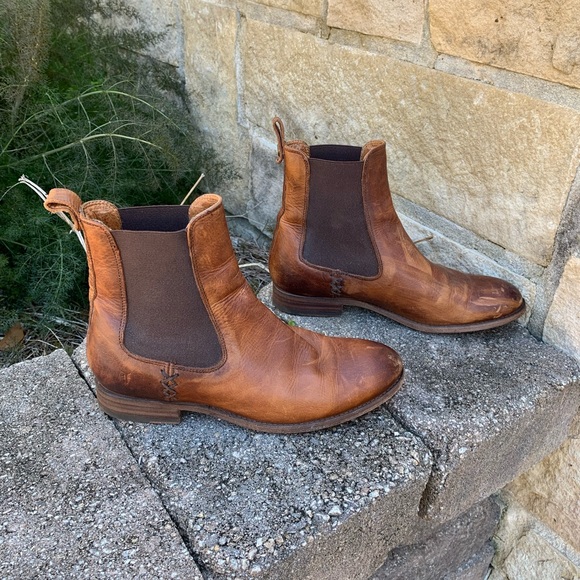 Frye Carly Leather Boots, Sz 7 US - Picture 4 of 9